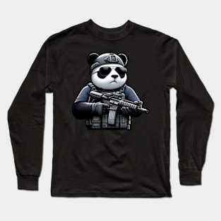 Tactical Panda Long Sleeve T-Shirt